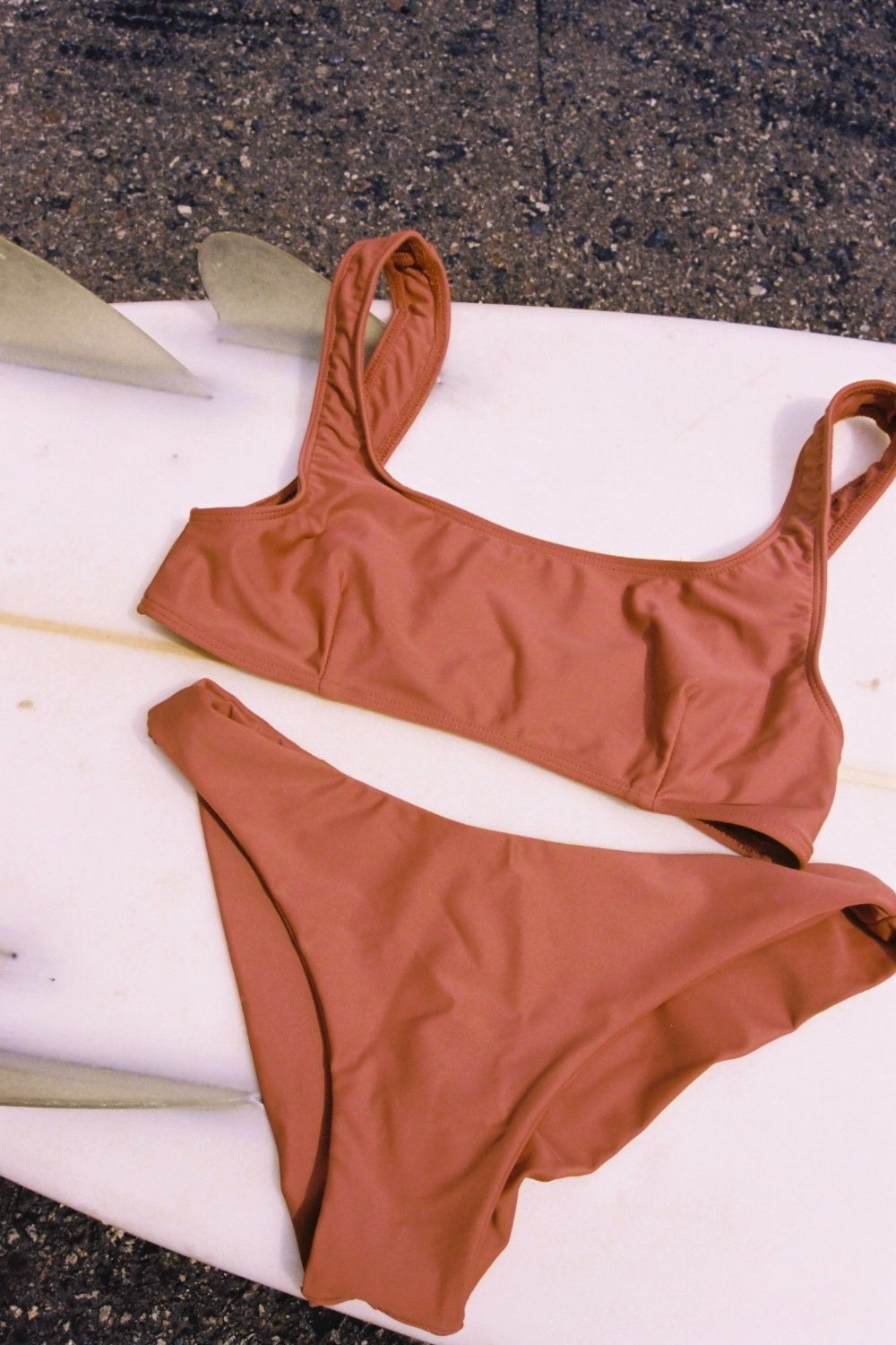Del Mar Bikini Bottom // Terracotta