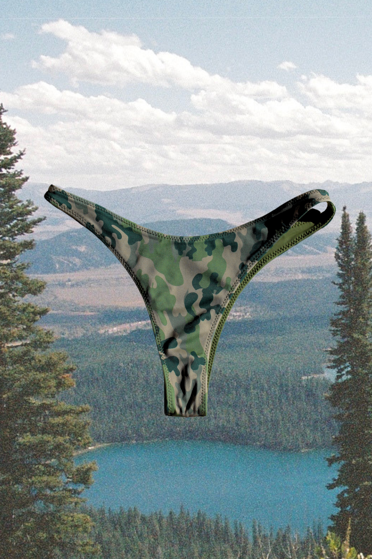 The Base Bikini Bottom // Camo