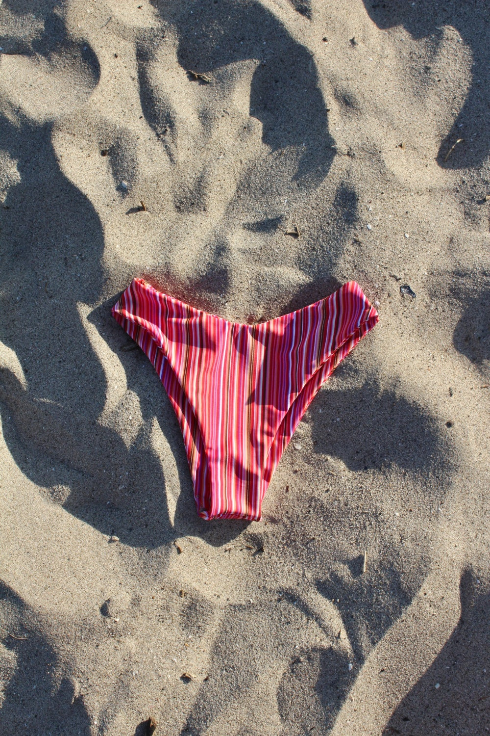 Moxie Bikini Bottom // Watermelon Stripe