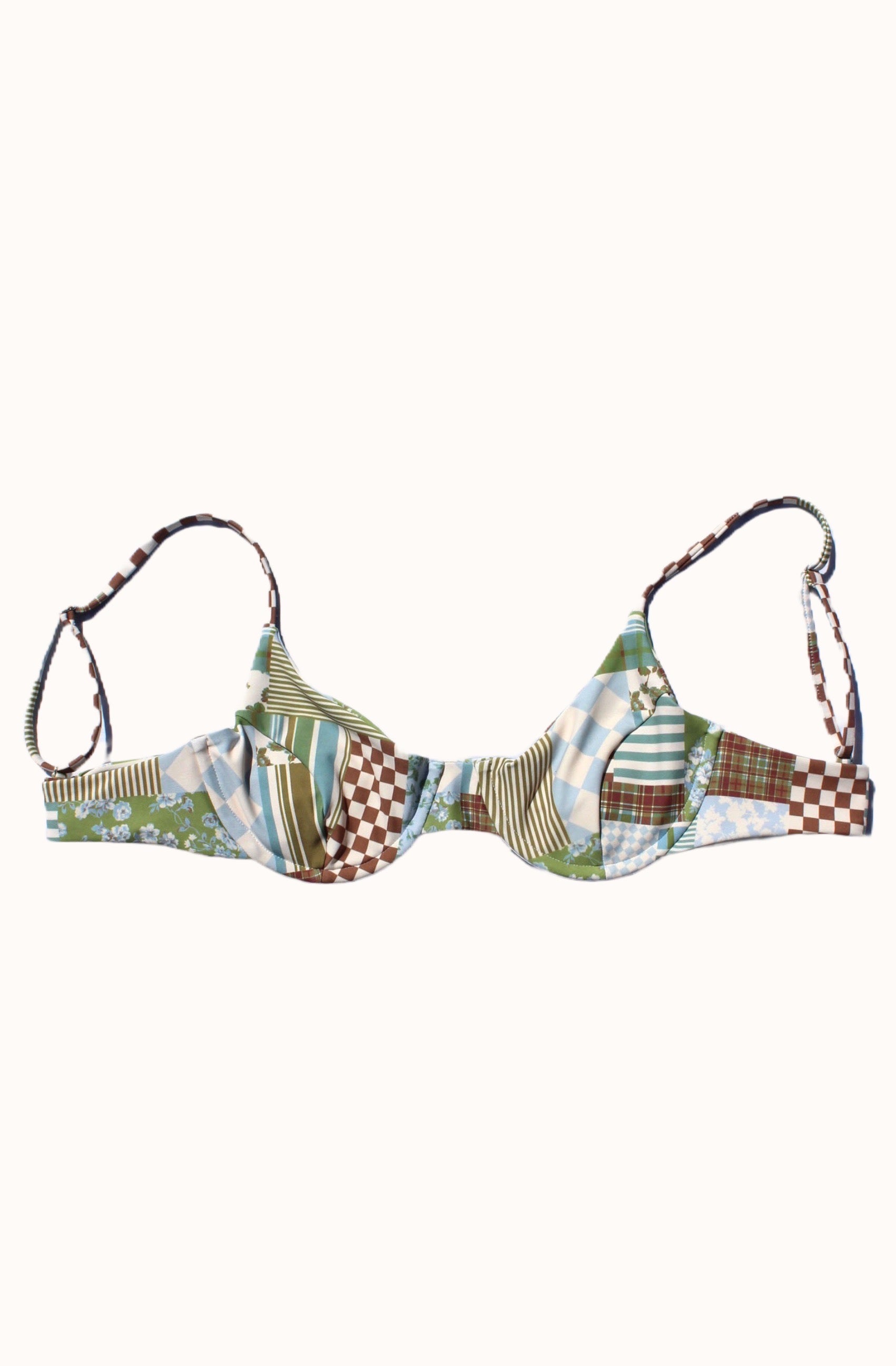 Flow Underwire Bikini Top // Patchwork